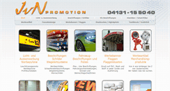 Desktop Screenshot of jvn-promotion.de